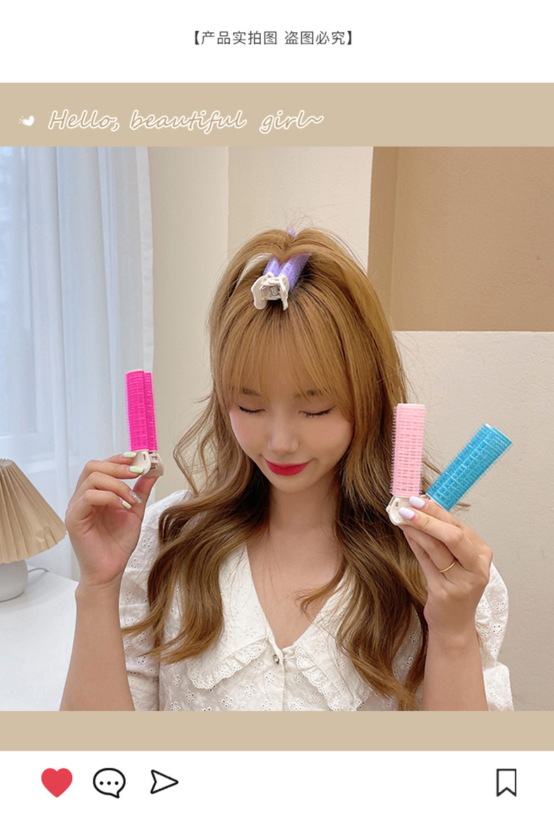 欧阳娜娜同款蓬松夹懒人卷发神器夹子头顶发根卷发固定刘海夹发筒