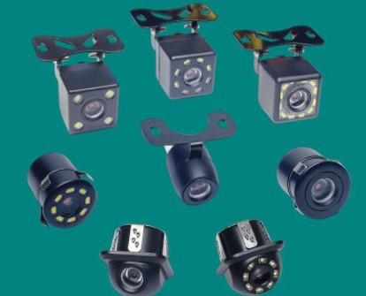 方形车载摄像头 4led后视影像摄像头 ccd高清夜视 汽车倒车摄像头