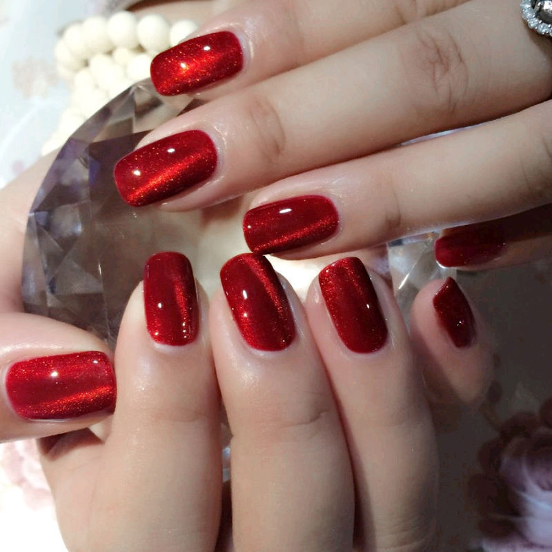 常规单品可卸指甲油甲油胶酒红色指甲油甲油胶光疗指甲油胶指甲油