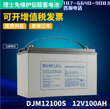 理士蓄电池12V100AH/ LEOCH DJM12100S/铅酸免维护/机房UPS EPS