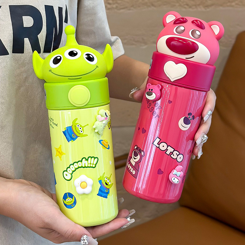 Cute Thermal Mug Female 2023 New 316 Stainless Steel Water Cup Student Small Portable Children Cup