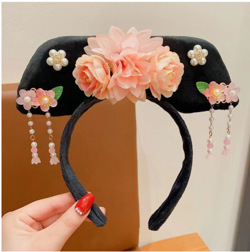 贵人格格头箍宫廷风甄嬛传皇后贵妃娘娘发箍洗脸旗头搞怪头饰品女