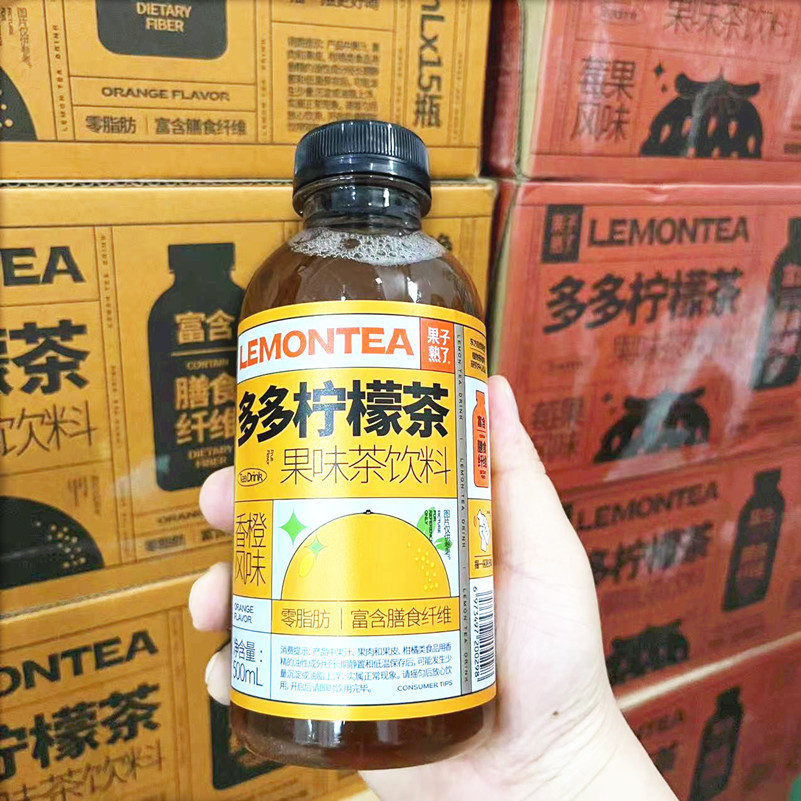 果子熟了多多柠檬茶500ml *15瓶/箱 果茶膳食0脂肪茶饮