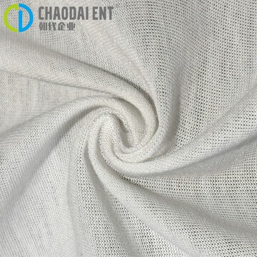 21s再生涤纶短纤汗布 t恤针织布里布rpet面料