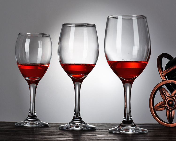 厂家直供金达莱家用加厚葡萄酒杯高脚杯大红酒杯玻璃香槟杯创意