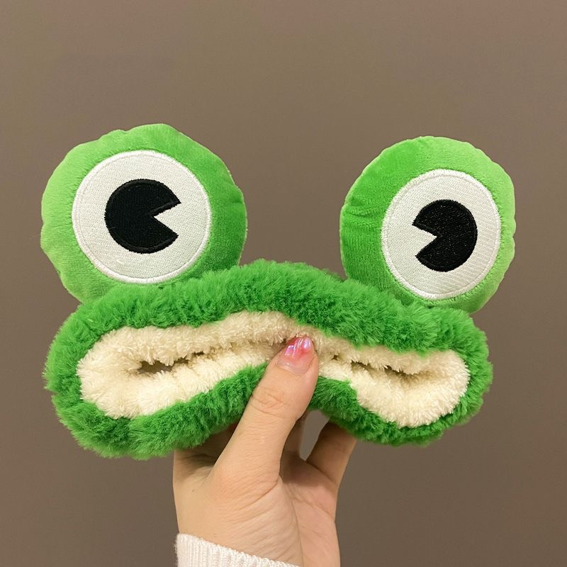 Korean Style Cute Cartoon Funny Selling Cute Frog Headband Girls Face Wash Party Party Wash Frog Hairband Headband