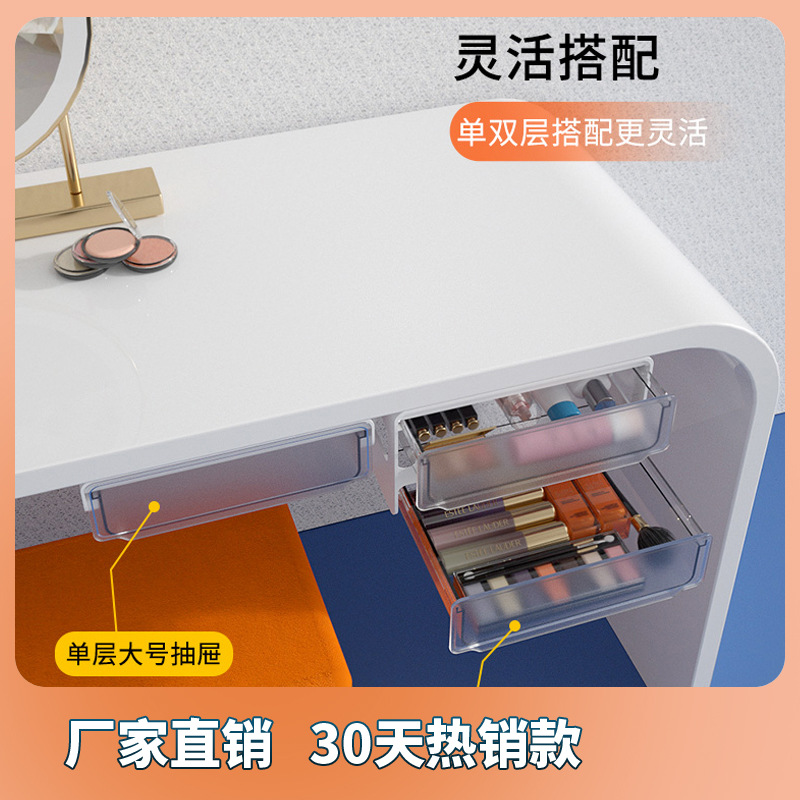 Desk Storage Box Stationery Office Desk Drawer Children's Pencil Case Organizing All Products Creative Storage