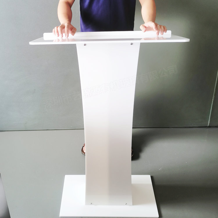 亚克力演讲台发言台会议主持讲台桌简约现代迎宾前台咨客接待台