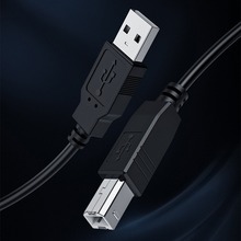 厂家定制USB2.0公转Micro B数据移动线 USB A公转B方口打印机连