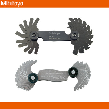 三丰188-130公制型螺距规188-122螺纹牙距规188-121螺纹样板量规