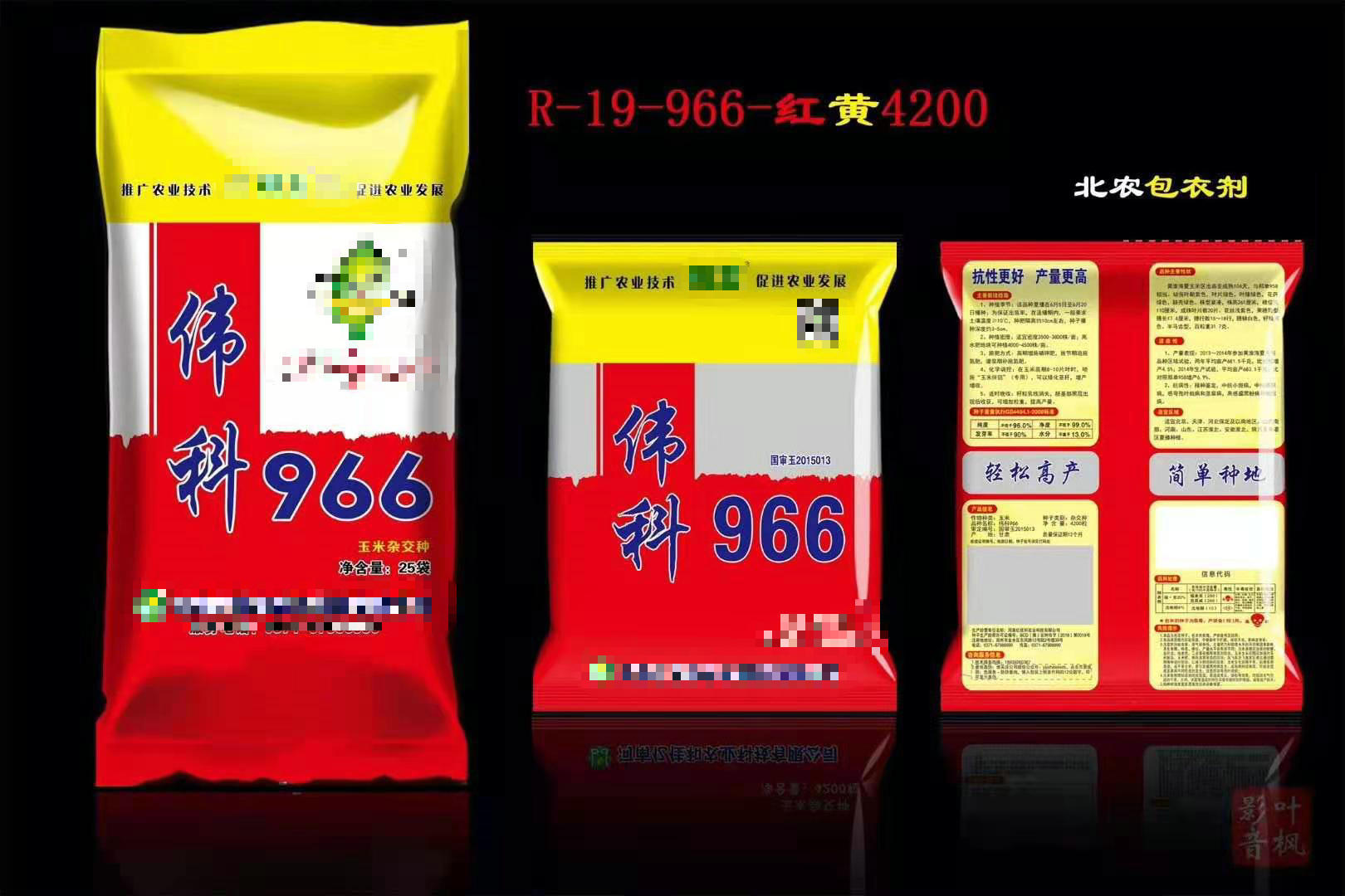 国审品种 伟科966 农作物玉米 农资玉米种子批发