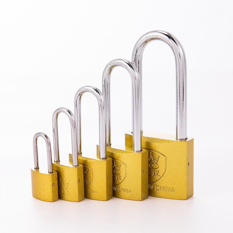 金色锁柜子锁头防盗抽屉锁车箱大门锁仓库家用挂锁