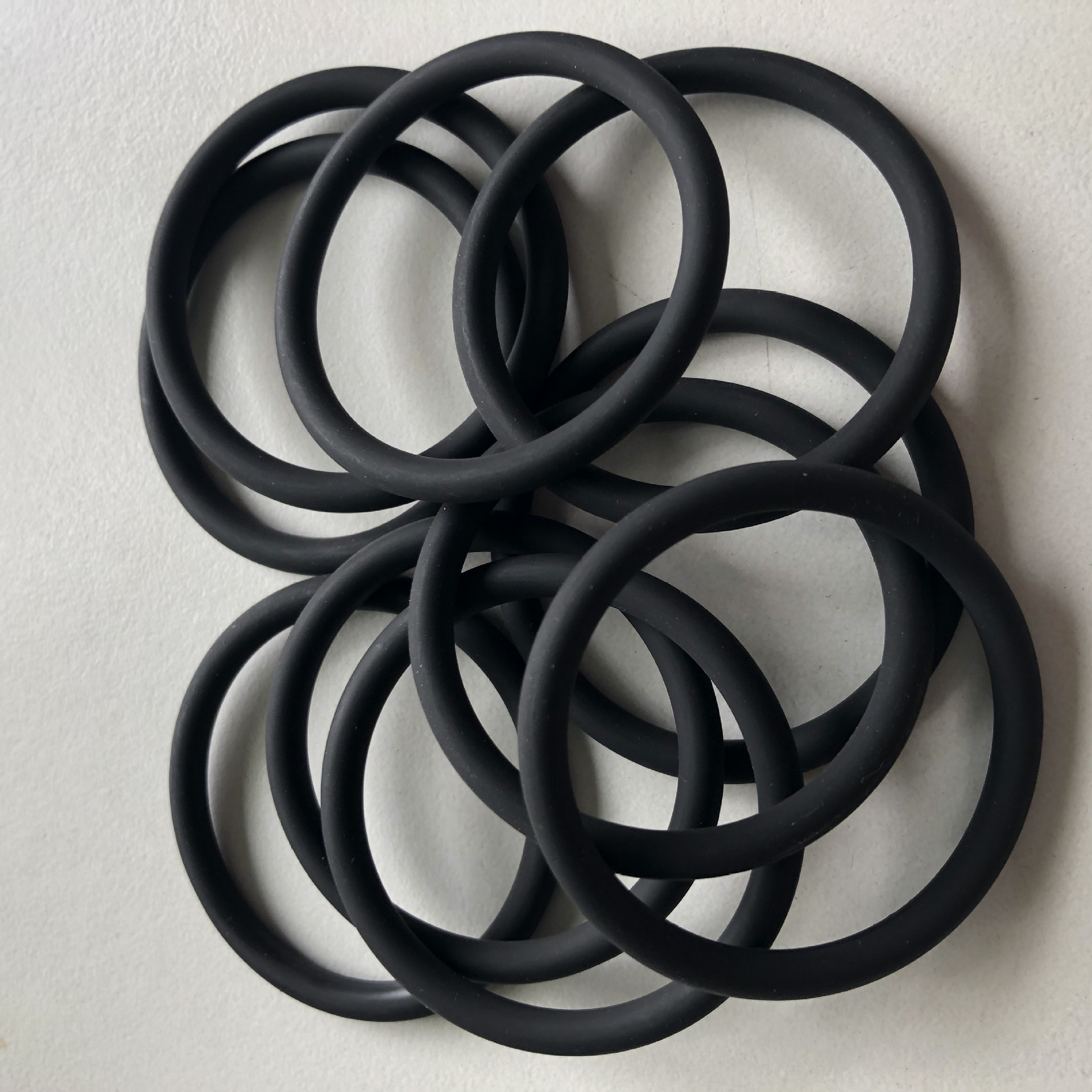 直供宁波 fkm水磨橡胶0型圈 nbr epdm cr 橡胶密封圈 38*4