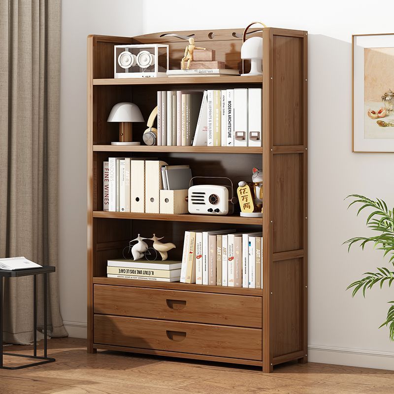 书架置物架落地非实木儿童简易书柜省空间学生桌上多层收纳架家用