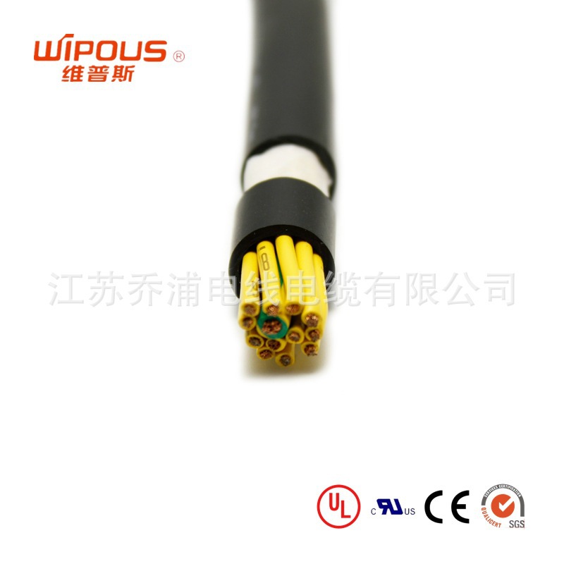 UL美标认证电源线UL2517 2~50芯*18AWG多芯环保阻燃美标护套线