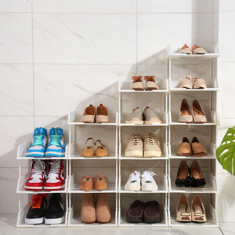鞋盒收纳神器透明塑料鞋架家用加厚抽屉式省空间多层放鞋子谢架子