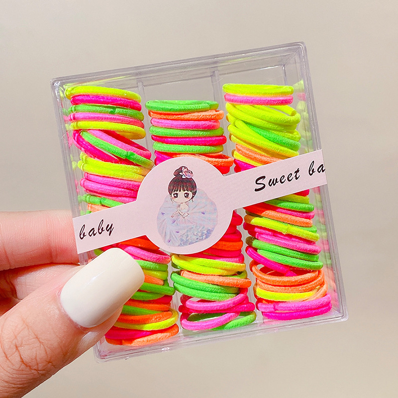 Baby Rubber Band Does Not Hurt Hair Small Size Hair Rope Hair Accessories Hair Ring Good Elasticity Children Headwear Baby Girl Head Rope