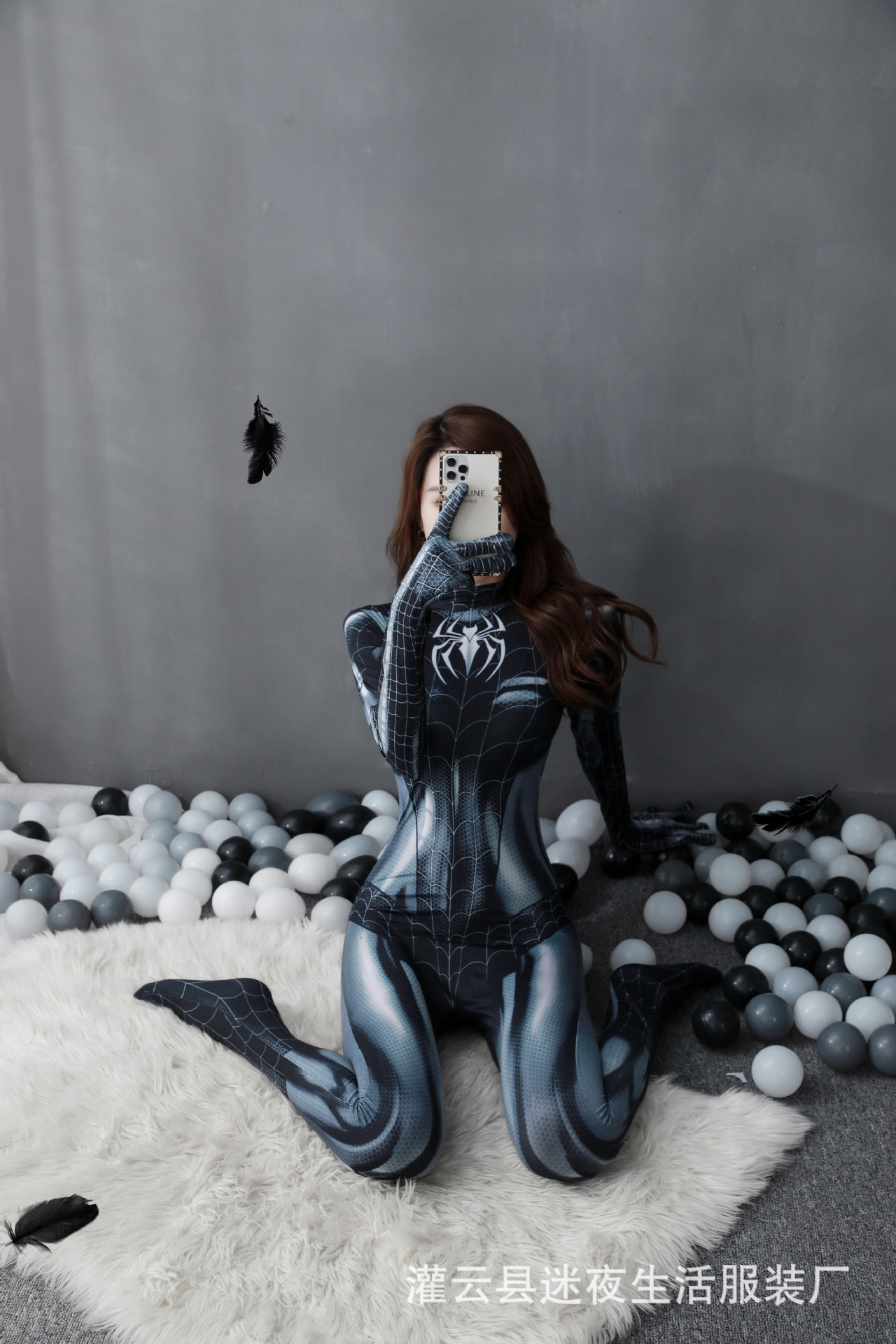 夜生活性感情趣内衣角色扮演制服诱惑蜘蛛侠服装激情性感挑逗套装