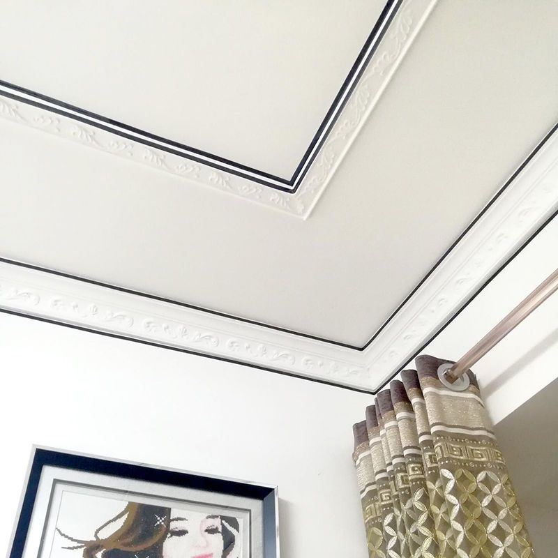 石膏线美边线造型线条卧室客厅吊顶屋顶双眼皮自贴装饰条背景墙贴