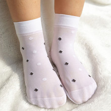 夏季儿童短丝袜薄袜子女童薄袜宝宝对对袜中大童天鹅绒短袜薄款