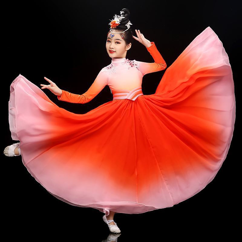 舞蹈演出服装女童图片