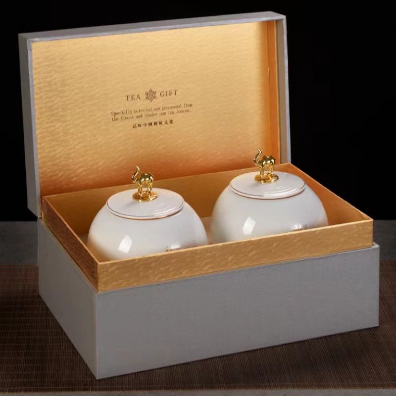 龙井茶2022新茶正宗特级浙江大佛龙井豆香浓香型罐装高档礼盒500g-阿