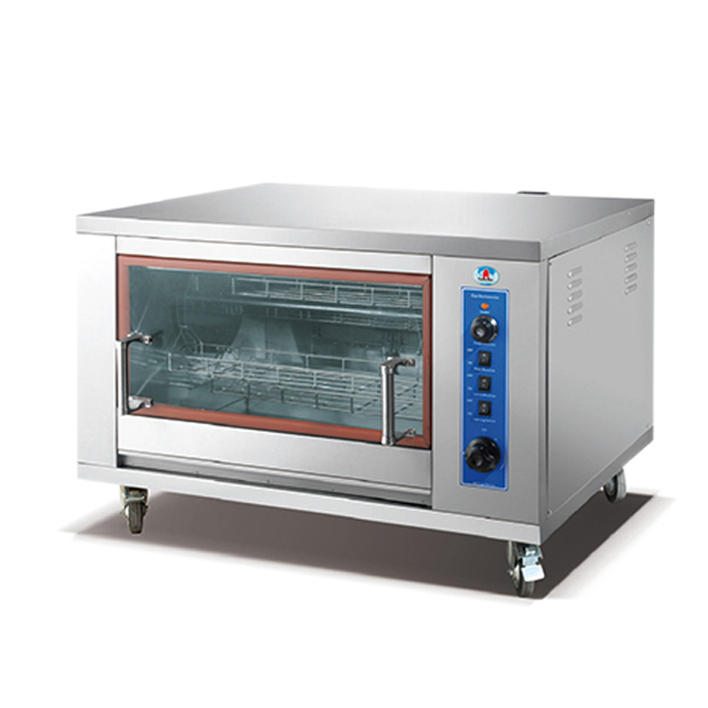 0成交0台商用不锈钢烤鸡炉全自动烧鸭炉旋转电烤炉大容量电热烤炉批发