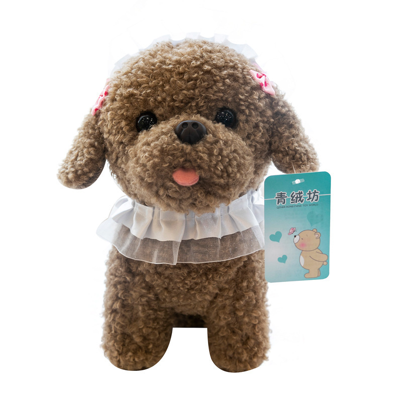 Simulation Cute Internet Celebrity Teddy Dog Plush Toy Husky Doll Doll Puppet Female Birthday Decoration Wholesale