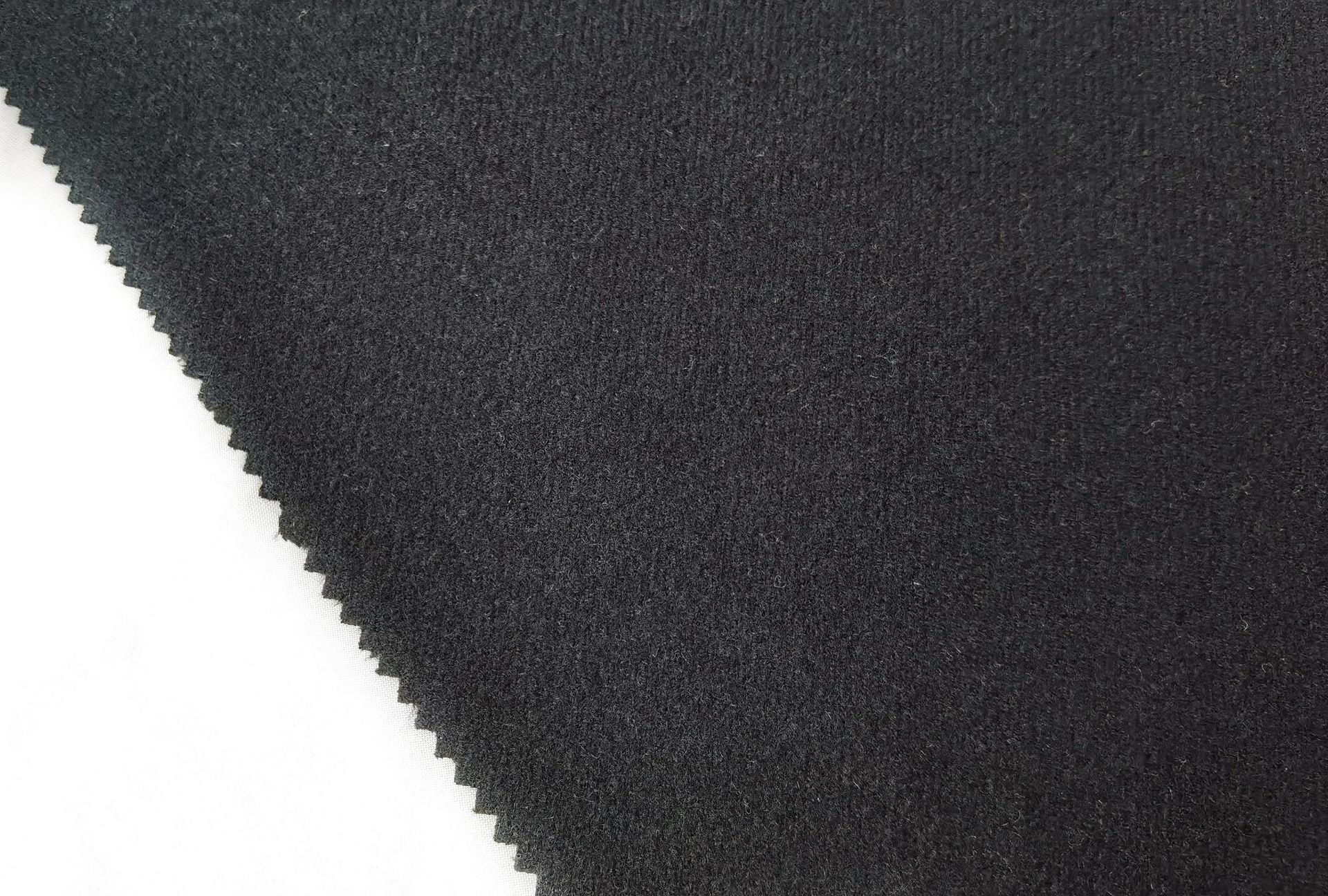 双面500克斜纹毛呢面料刺毛布抗起毛球秋冬男女装外套上衣面料