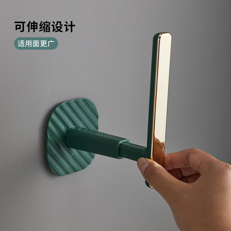 Light Luxury Hook Punch-Free Stickers Strong Wall Adhesive Hook Load-Bearing Door Wall Bathroom Seamless Key Clothes