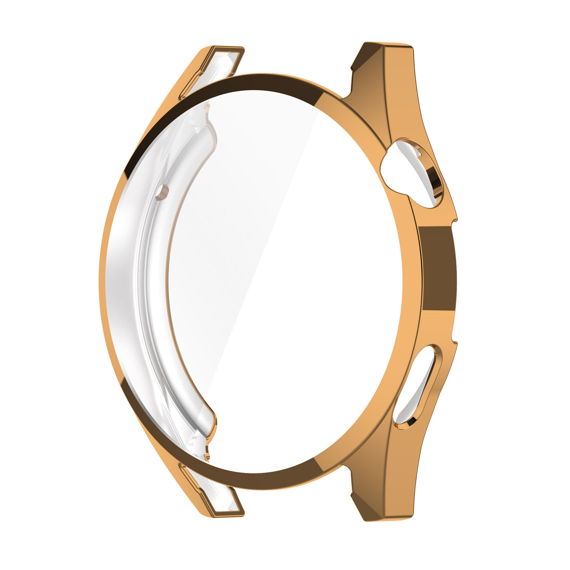 适用华为watch gt3表壳42/46mm手表壳钢化膜一体gt3电镀tpu保护壳