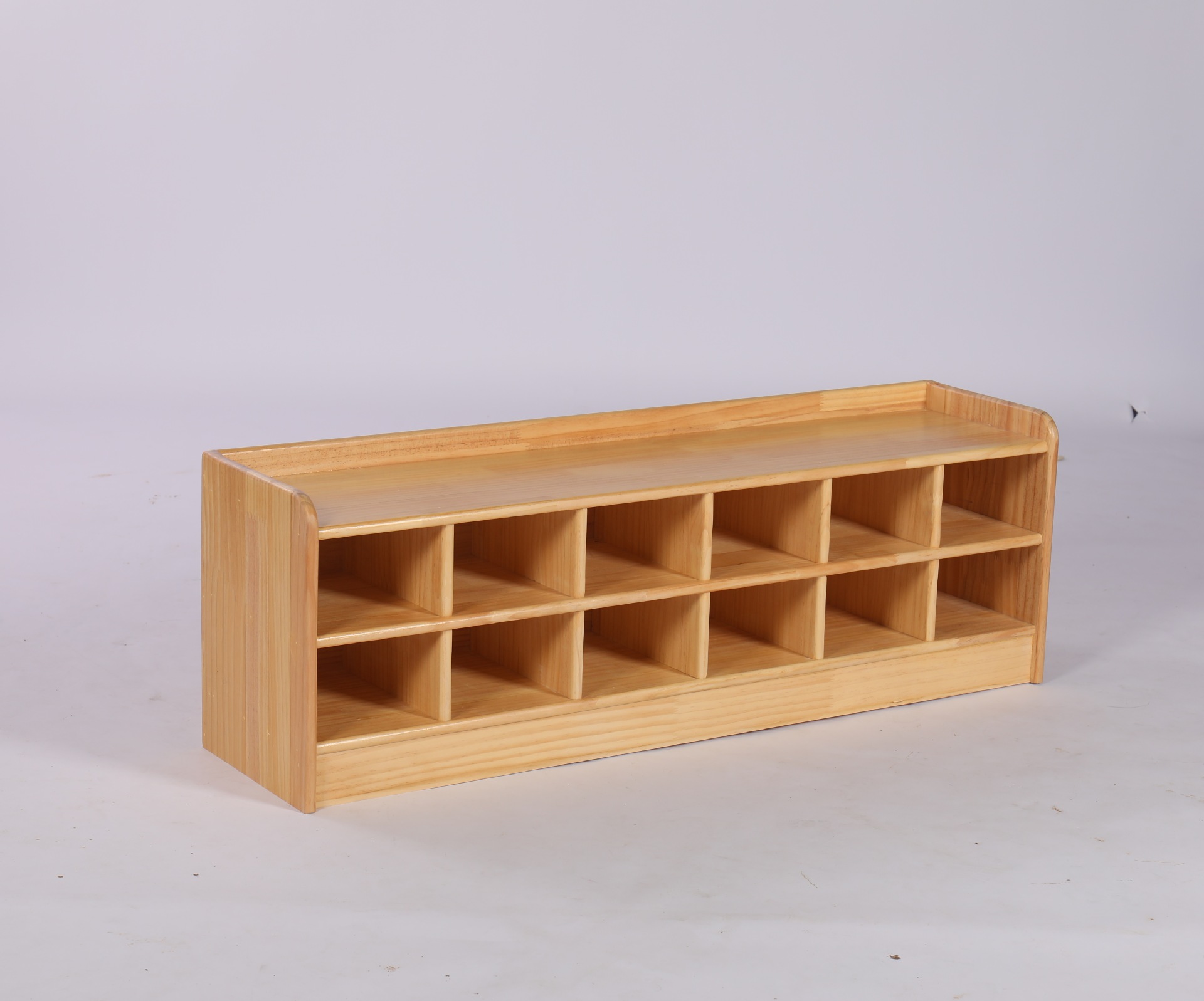 幼儿园小孩木质口杯架儿童水杯架 茶杯柜毛巾架木制挂墙架