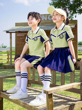 儿童校服套装夏季小学生班服套装夏装幼儿园园服一年级毕业照服装