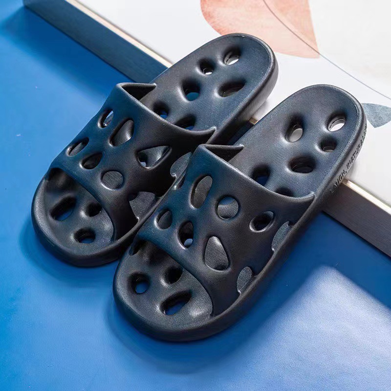 Home Slippers Bathroom Bath Leaking Slippers Soft Bottom Home Outdoor Lovers Shoes Home Summer Sandals Men and Women Slippers