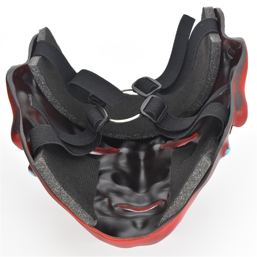 新古代武士面甲天王面具万圣节影视周边装扮脸谱道具甲胄面具mask