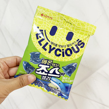 韩国进口零食 lotte乐天鲨鱼造形水果软糖蓝色糖果60g袋装 LOTTE