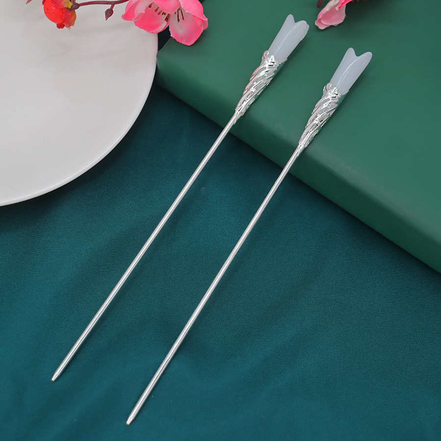 magnolia hairpin antique hair clasp headdress for han chinese clothing female cheongsam hair accessories alloy electrophoresis high protection single layer speaker hairpin