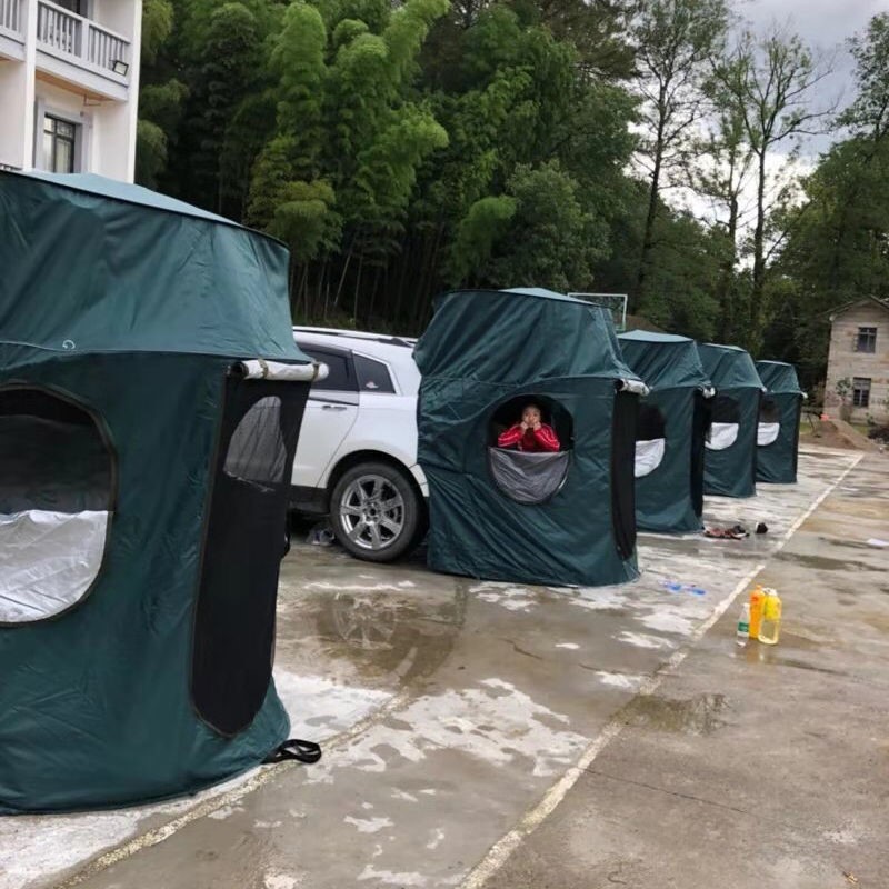 多功能汽车suv防蚊户外自驾游车载车顶车尾延伸淋浴帐篷房车露营