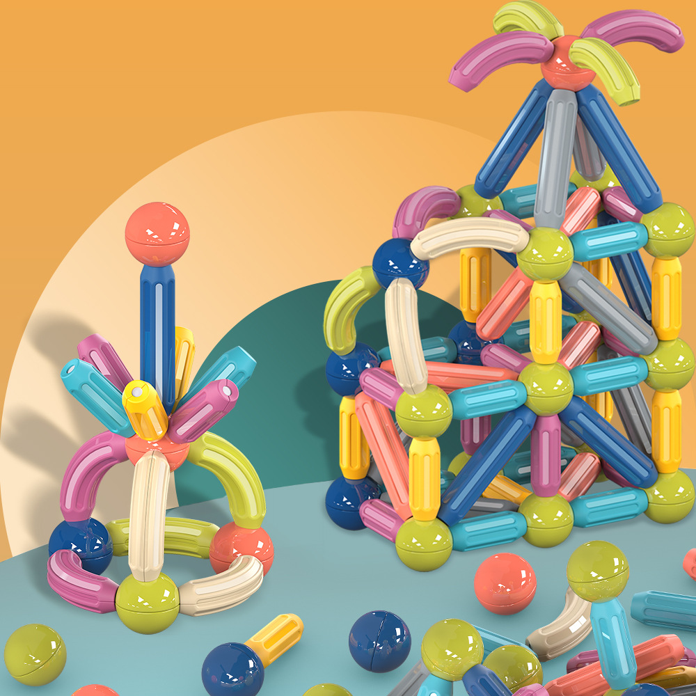 【电商版】6673百变磁力棒儿童拼装磁力积木男女孩益智玩具批发