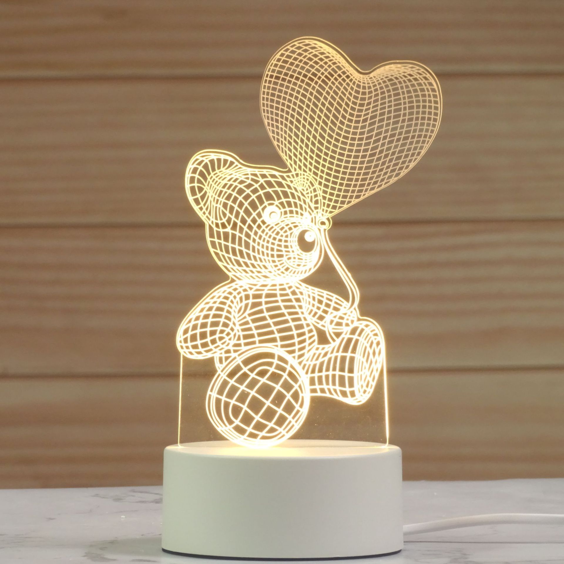 可爱卡通儿童小夜灯灯具家装灯饰 床头灯摆件创意礼物led灯饰台灯