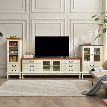 欧式实木电视柜茶几组合客厅家用地柜卧室现代简约小户型电视机柜