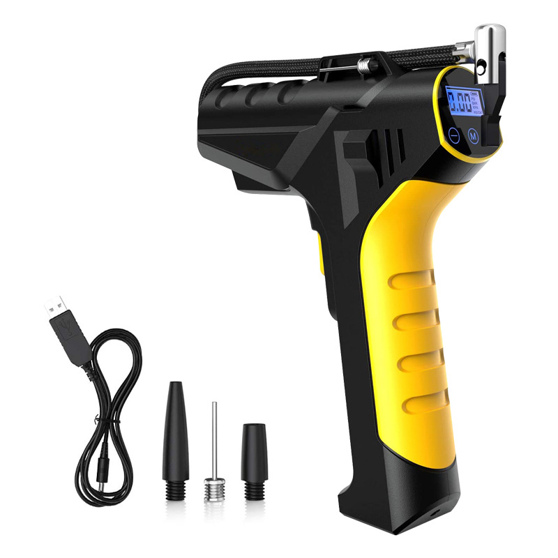 无线充电车载汽车手持充气泵用打气泵小轿车电动便携式轮胎加气泵