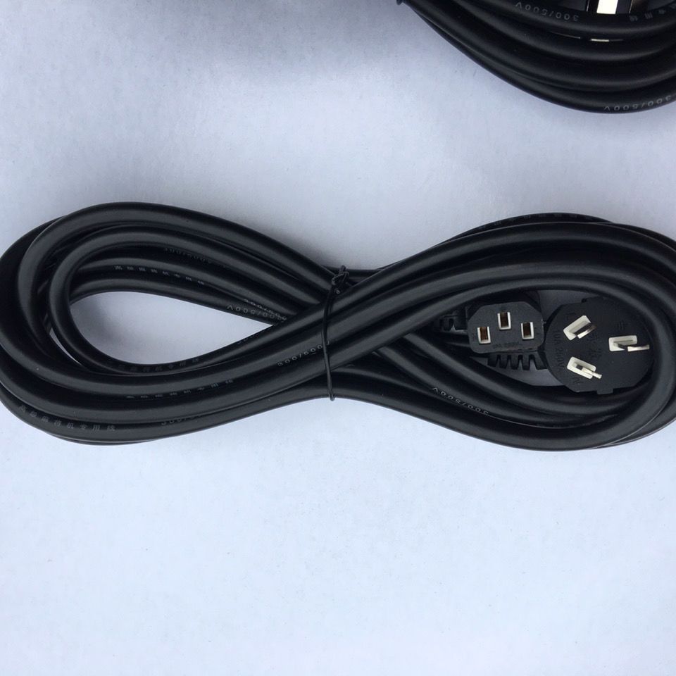 新款麻将机电源线加粗3米橡胶线麻将机通用电源线5米线麻将机配件