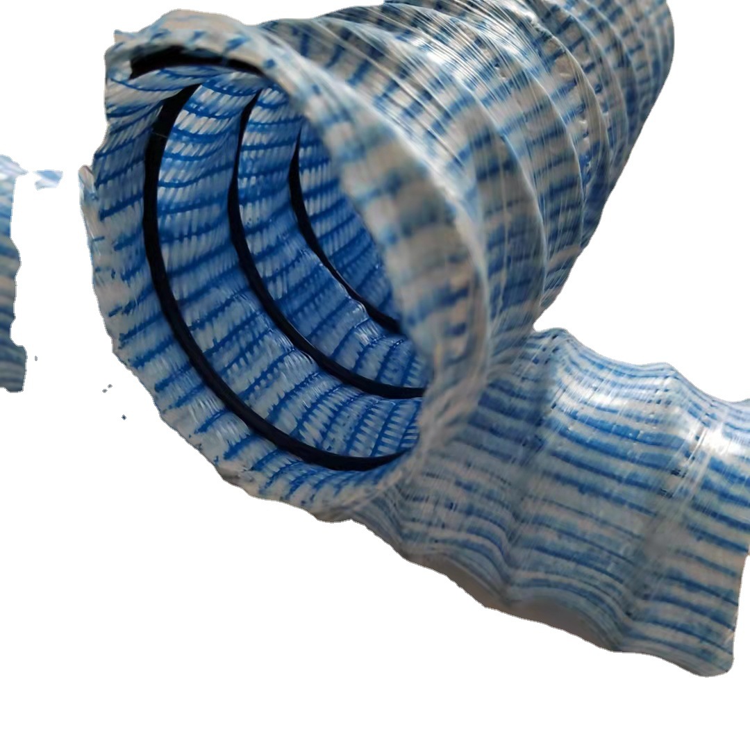 dn100弹簧软式透水管伸缩排水隧道公路暗沟排水用加筋软式透水管