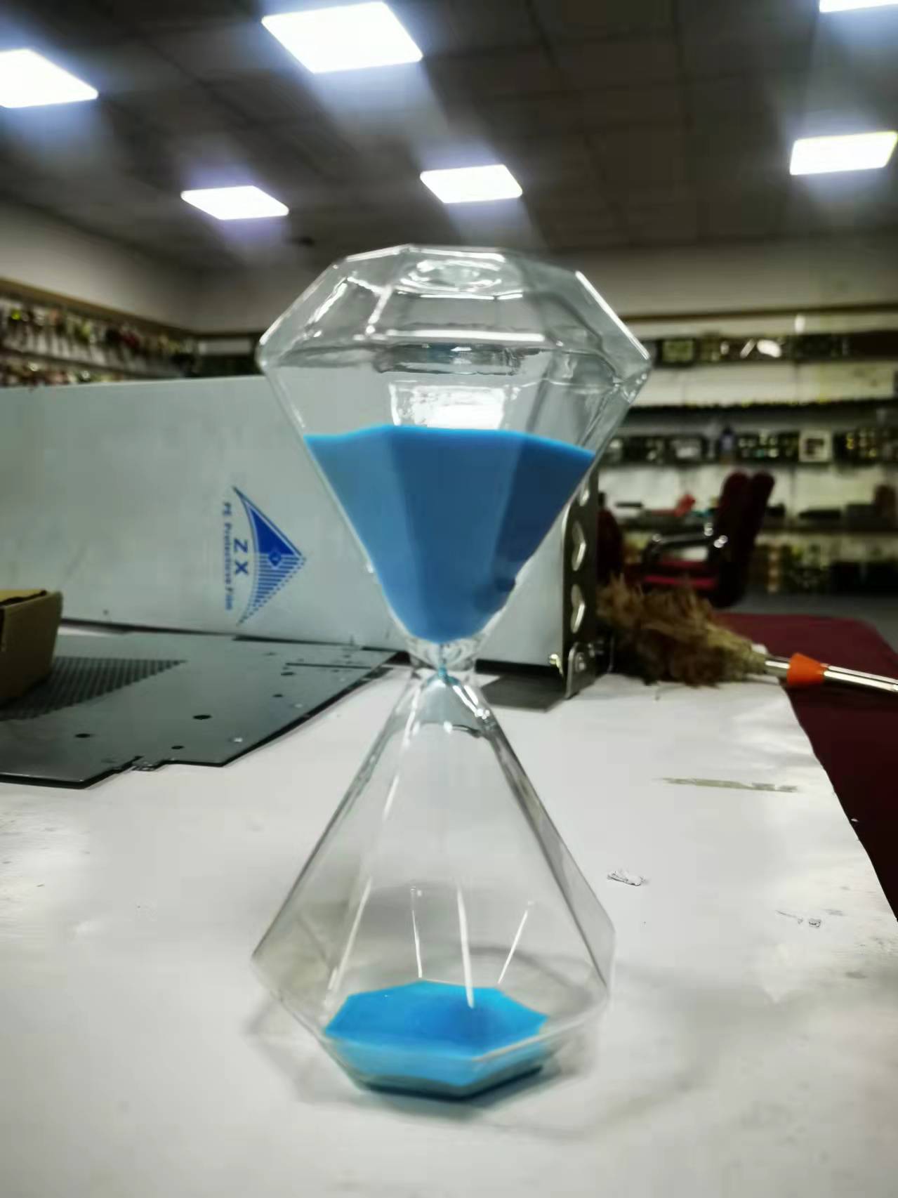 流沙漏斗摆件 沙漏计时器漏斗儿童防摔 5/10/30分钟3