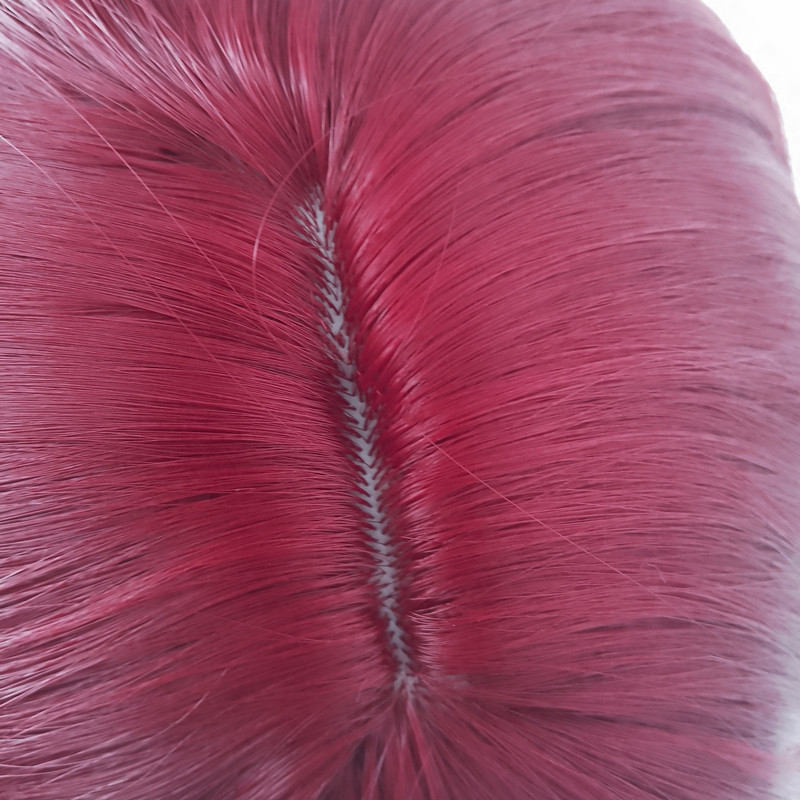 跨境欧美新款假发女玉米烫长卷发假发茜素深红热卖爆款假发头套