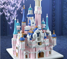 积木成年高难度男孩女孩子迪士尼城堡益智力拼装儿童玩具生日礼物
