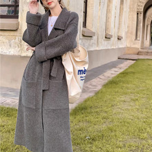 品牌高端女士羊绒外套秋冬气质休闲优雅大衣保暖防寒时尚潮流外衣