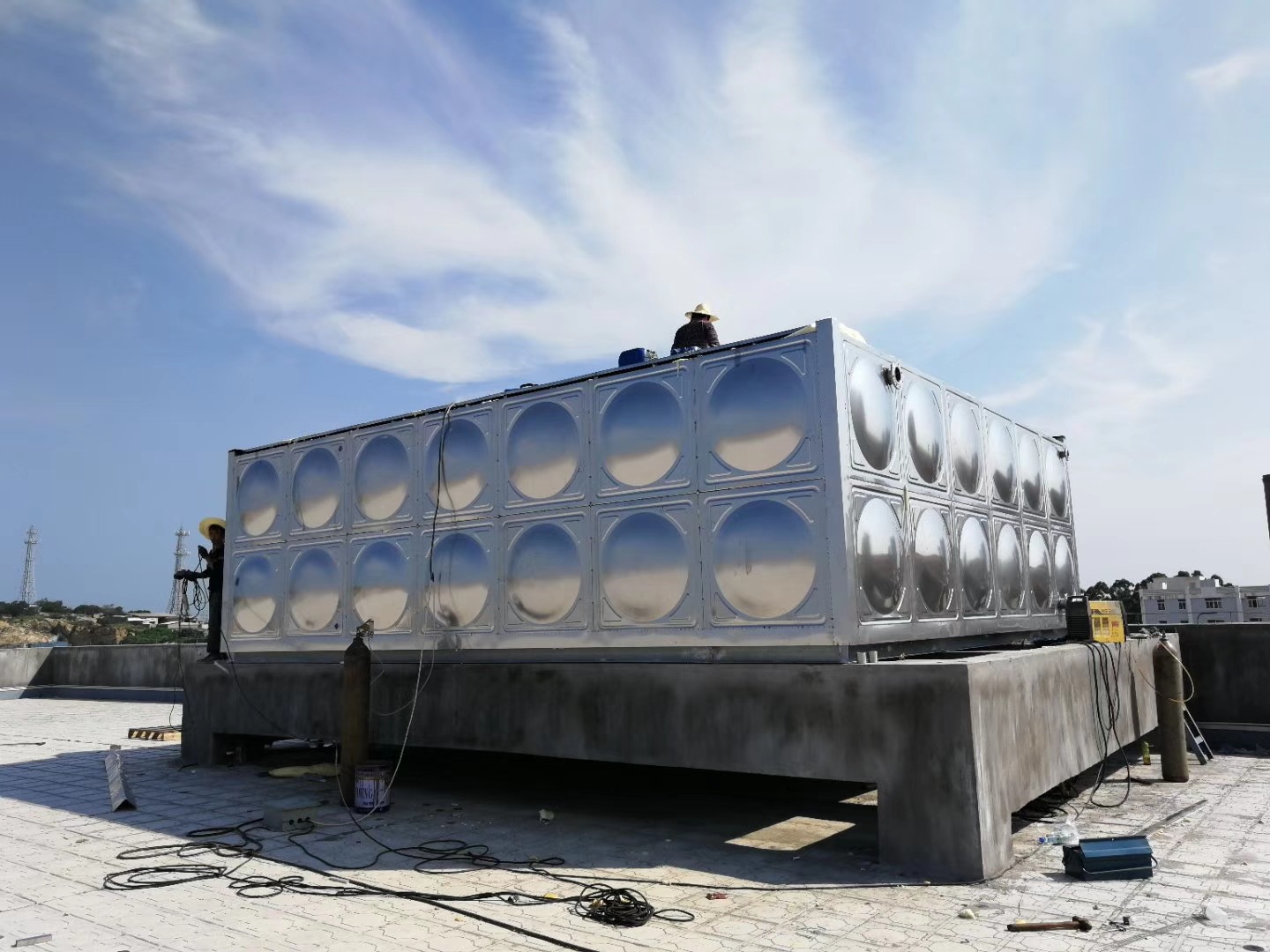 保温消防学校热水箱 组合保温水箱 游泳馆保温水箱 供应保温水箱