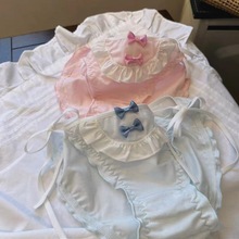 制服围兜女佣少女系带三角裤双侧可解绑带女仆性感棉内裤女300-F3